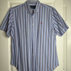 Ralph Lauren Men's Multicolor Striped Button-Down Shirt